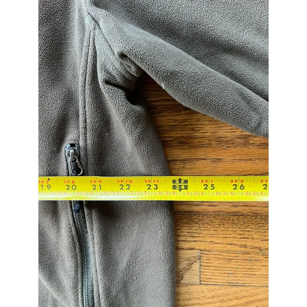 THE NORTH FACE Gray 1/4 Zip Outdoor Fleece Pullover Sweatshirt Top  Mens Size XL